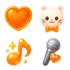 oshikatsu! orange emoji