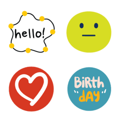 colour number week emoji