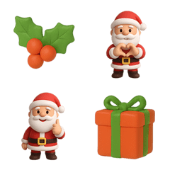 可愛い メリークリスマス 動く絵文字