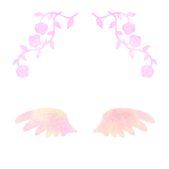 Dreamy dull pink frame