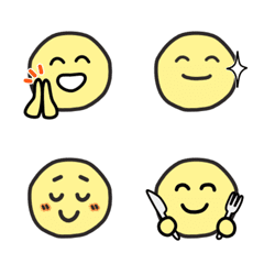 よく使われるシンプルな顔の絵文字　その3