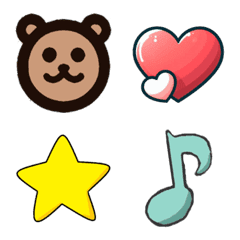 くまさんといろんなマーク