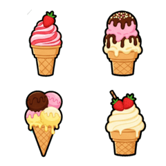 Food Emoji Collection : Ice Cream Only