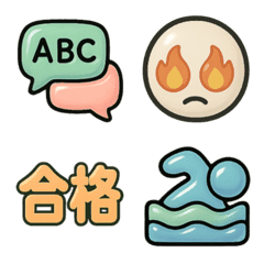 Cute Puffy Emoji: Learning and Hobbies