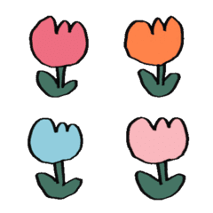 チューリップ田の絵文字２▼