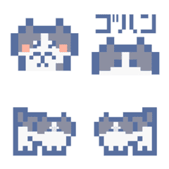 動くドットねこ!!2 ハチワレ