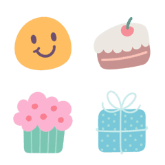 cute week face emoji