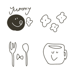 【モノトーンでらくがき】