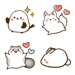 Snow country animal emojis