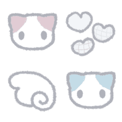 ぴんくとみずいろのこねこ