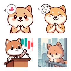 Baby Shiba Inu Life (Emoji) Ver5