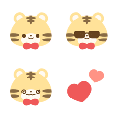 赤いリボンのトラ絵文字