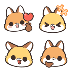 雙子小狐狸-日常表情貼1