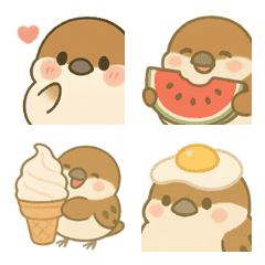 Sparrow's Snack Time