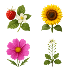 Wildflower Emoji Collection of Japan