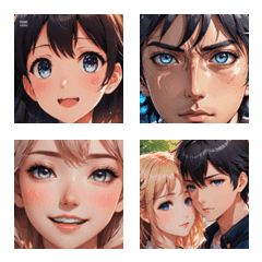 Anime Face Emojis