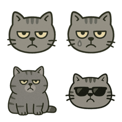 おっきなねこちゃん（絵文字編）