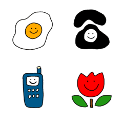 スマイルにこにこシンプル絵文字