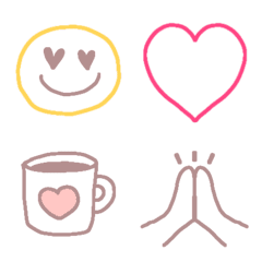 Fluffy color's simple Emoji