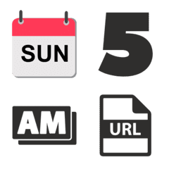 Cute & clear calendar icons!