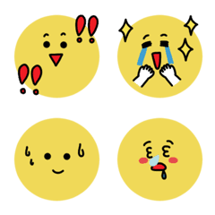 Simple and useful yellow faces.