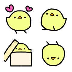 ▶︎動く☆落ち着きのないヒヨコの絵文字