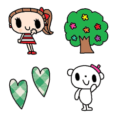 nenerin色んな絵文字セット1015可愛い