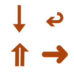 Various practical arrows(Caramel)