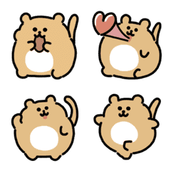 もふもふデグー 動く絵文字