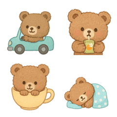 ふわもこクマの絵文字