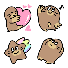 Cheerful Mole Emoji 04