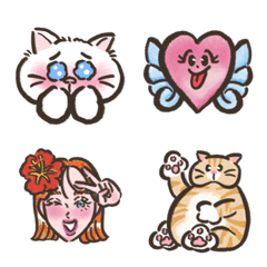 cat&girls　きゅーと絵文字
