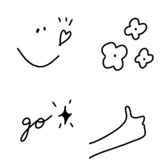 『さらっとシンプル絵文字』