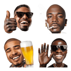 Rapper emoji.