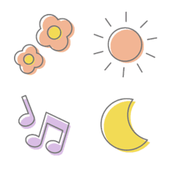 Emojis for everyday use-dusty color