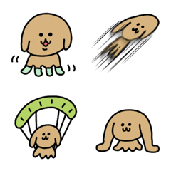 頭が悪い犬の絵文字２