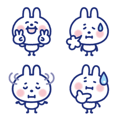 Easy to use! Cute rabbit emoji