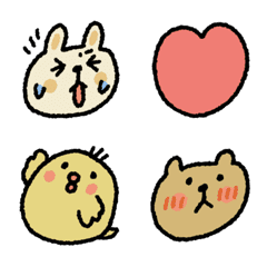 リアクション絵文字♡動物