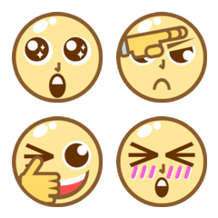 リアクション用いろんな表情絵文字