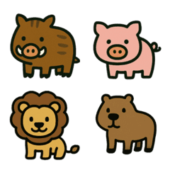 かわいい 動物の絵文字2です