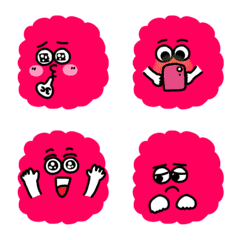 Pink things. Joy,anger,sorrow,happiness.