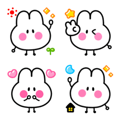 ▶︎動く♡まんまるうさちゃん♡