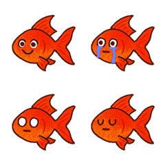 金魚の日々の喜びと悲しみ（赤）