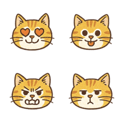 猫のかわいいコレクション（ベージュ）