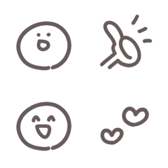 お手紙の手描きイラストみたいな絵文字
