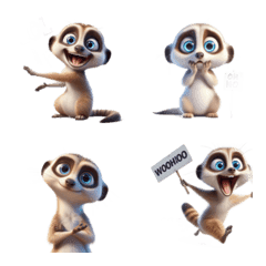 Meerkat Pretending to Work