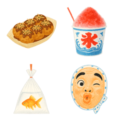 エンジョイ夏祭り【イラストバージョン】