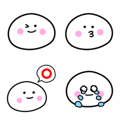 もっちさん1　気持ち伝えるシンプル絵文字