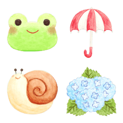 Weather Emojis for the rainy season