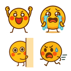 ポップリアクション絵文字 まるキャラ編